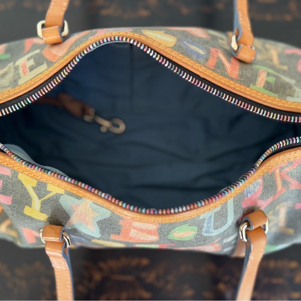 Vintage 90s Dooney & Bourke Signature Satchel - Picture 12 of 16